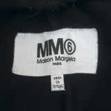 MM6 Maison Margiela Split Cuff Sweatpants Black Cotton-Blend Size Medium