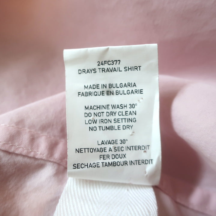 Casey Casey Drays Travail Shirt &amp; Jude Pants Set Pink Cotton Size Small/Medium