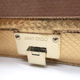 Jimmy Choo Rebel Mini Crossbody Bag Ballet Pink/Rose Gold Elaphe Snakeskin