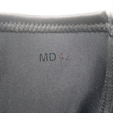 Christian Dior D-Fight Lace-Up Combat Boots Black Stretch Leather Size 42