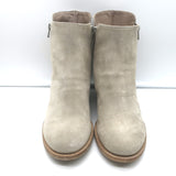 Officine Creative Denner Side-Zip Ankle Boots Taupe Suede Size 40 NEW