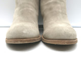 Officine Creative Denner Side-Zip Ankle Boots Taupe Suede Size 40 NEW