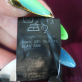 Avant Toi Hand-Painted Silk Palazzo Pants Raspberry Size Medium