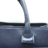 Chanel 17C Neo Executive Small Shopper Tote Navy Leather Shoulder Bag