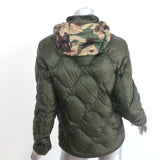 Moncler Saire Quilted Down Puffer Jacket Army Green Size 1