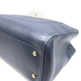 Chanel 17C Neo Executive Small Shopper Tote Navy Leather Shoulder Bag