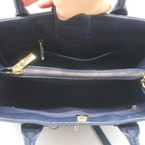 Chanel 17C Neo Executive Small Shopper Tote Navy Leather Shoulder Bag