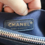 Chanel 17C Neo Executive Small Shopper Tote Navy Leather Shoulder Bag