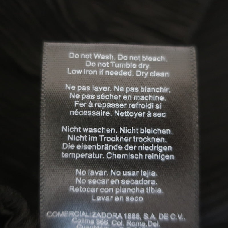 ANINE BING Aden Crinkled Plisse Pants Black Size Medium