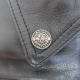 Harley-Davidson Nevada Leather Vented Motorcycle Jacket Black Size Small
