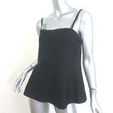 ME+EM Structured Peplum Knit Tank Top Black Size US 10