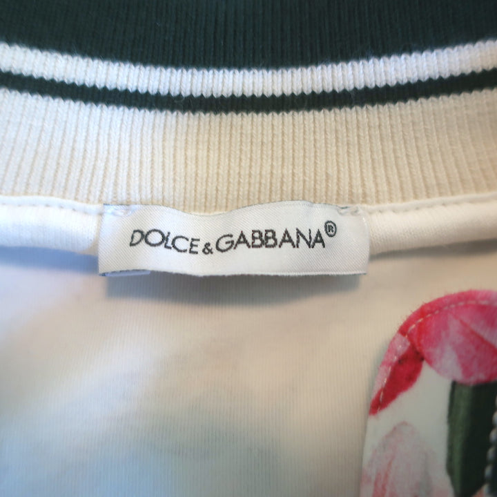 Dolce &amp; Gabbana Kids Tracksuit Rose Print Jacket &amp; Leggings Set Size 11/12