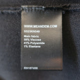 ME+EM Structured Peplum Knit Tank Top Black Size US 10