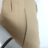 Dries Van Noten Straight Leg Cotton Trousers Khaki Size 42