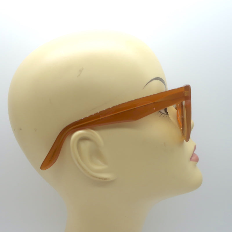 Lapima Lisa Square Sunglasses Amber