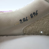 Golden Goose Superstar Snake-Embossed Sneakers White Leather Size 36