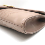 Gucci GG Marmont Large Clutch Bag Porcelain Rose Matelasse Leather