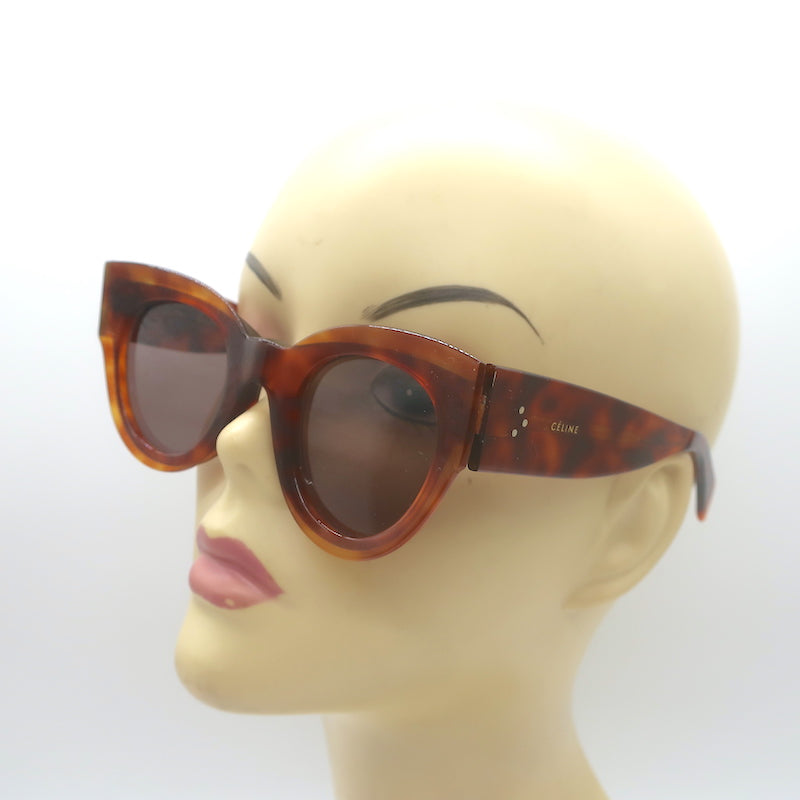 Celine Petra Cat Eye Sunglasses Brown Tortoise CL41447/S 086 70