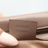 Gucci GG Marmont Large Clutch Bag Porcelain Rose Matelasse Leather