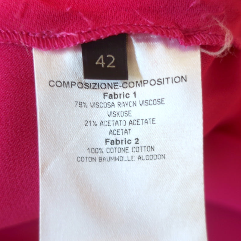 Stella McCartney Crepe Jogger Pants Fuchsia Size 42