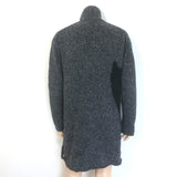 Yohji Yamamoto Pour Homme 15AW Dog Intarsia Knit Cardigan Gray Wool-Blend Size 3