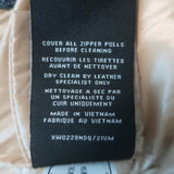 SAM. Ryan Shearling-Trimmed Hooded Down Puffer Jacket Black Size Medium