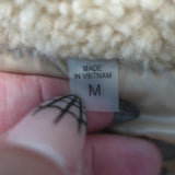 SAM. Ryan Shearling-Trimmed Hooded Down Puffer Jacket Black Size Medium