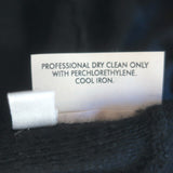 Alexander McQueen 2004 Cashmere Cowl Neck Dress Black Size Medium