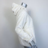 Patagonia Los Gatos Hooded Fleece Pullover White Size Medium