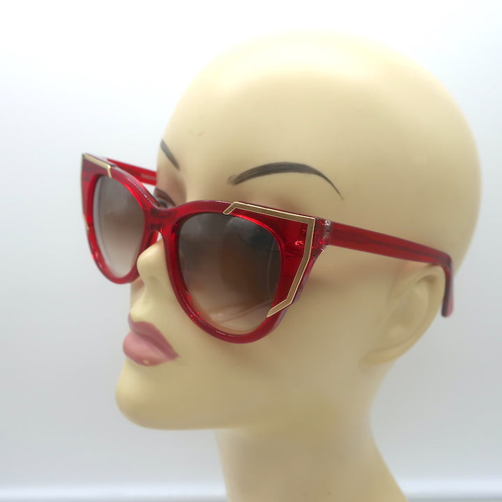 Thierry Lasry Butterscotchy Cat Eye Sunglasses Red