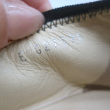 Chanel Bicolor Cap Toe Elastic Ballet Flats Cream & Black Patent Leather Size 39