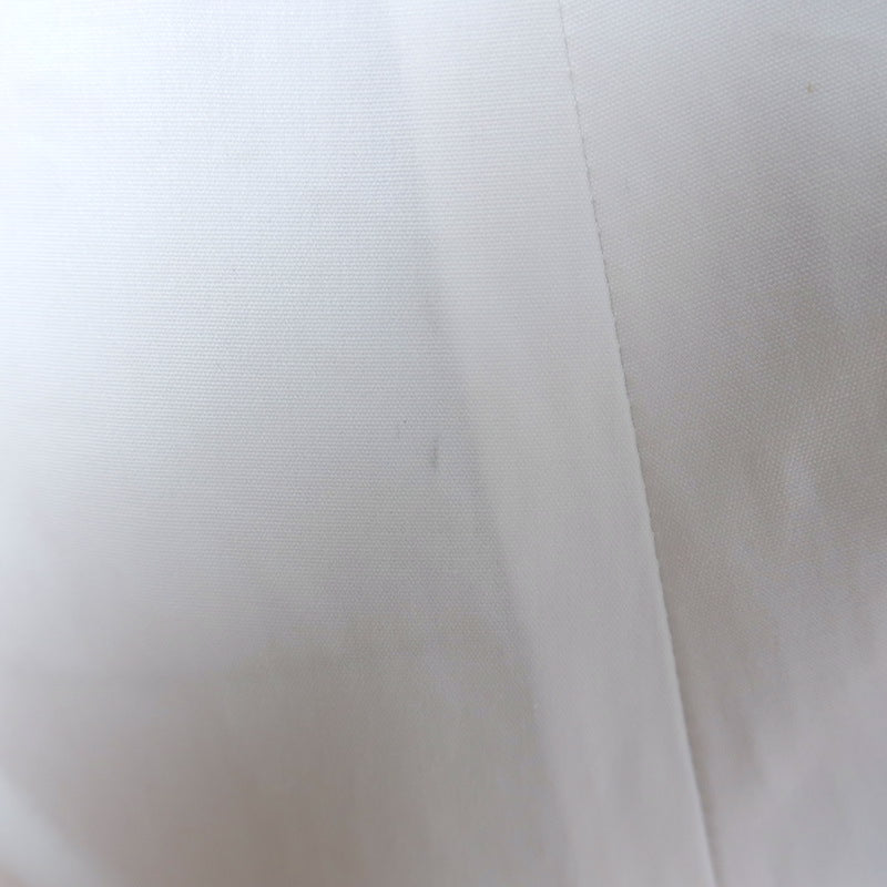 Ralph Lauren Collection Jody High-Rise Wide Leg Pants White Cotton Size 10