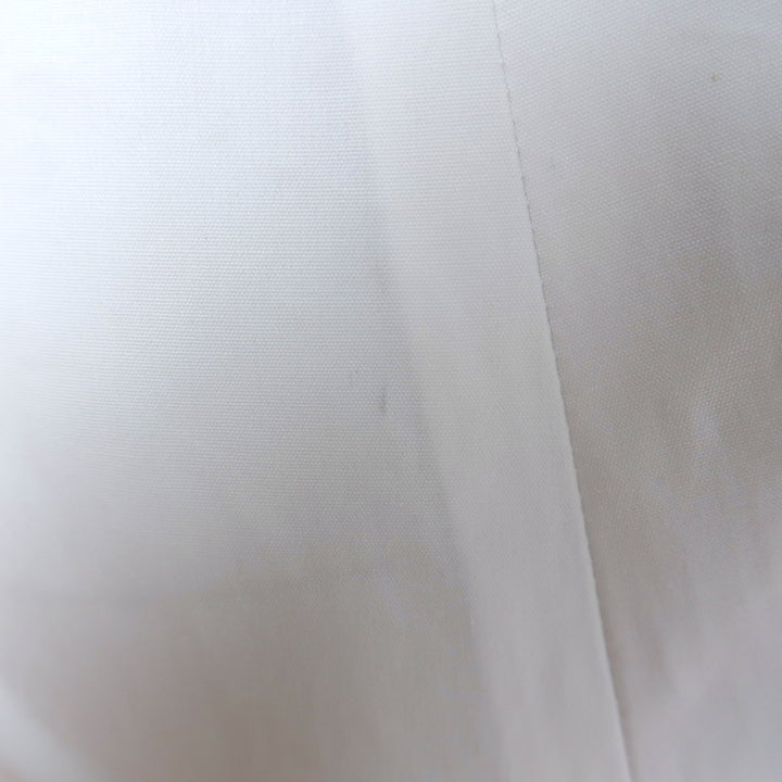 Ralph Lauren Collection Jody High-Rise Wide Leg Pants White Cotton Size 10