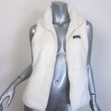 Patagonia Los Gatos Fleece Vest White Size Medium