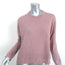 Inhabit Cashmere Layered-Hem Sweater Dusty Rose Size Small Crewneck Pullover
