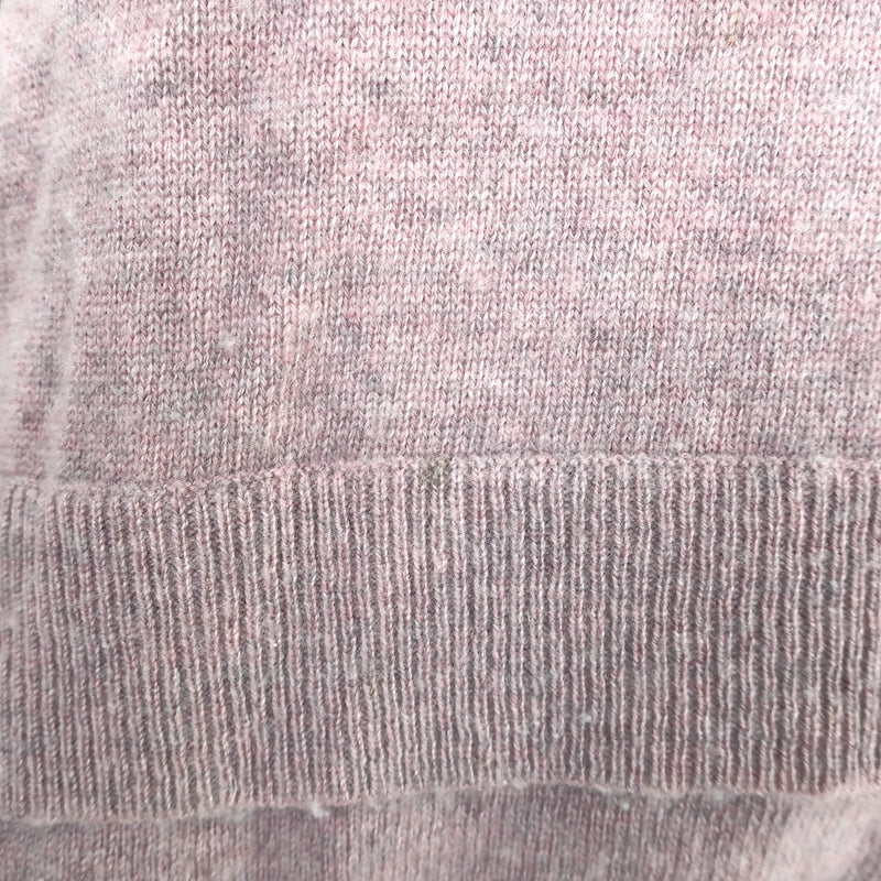 Inhabit Cashmere Layered-Hem Sweater Dusty Rose Size Small Crewneck Pullover