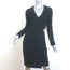 St. John Evening Crystal Pin-Embellished Long Sleeve Dress Black Knit Size 2