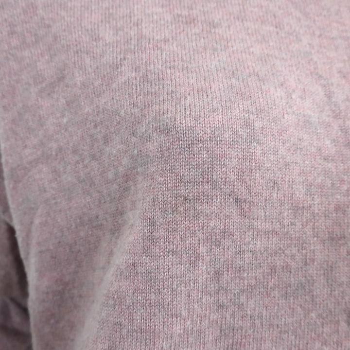Inhabit Cashmere Layered-Hem Sweater Dusty Rose Size Small Crewneck Pullover