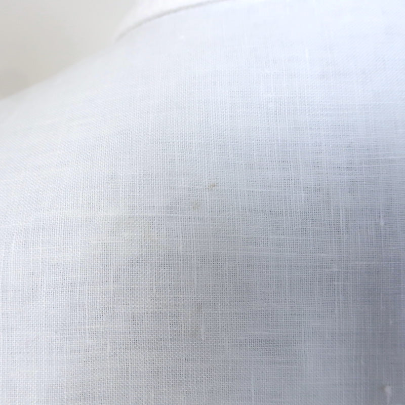 J.McLaughlin Britt Linen Button Down Shirt White Size Small