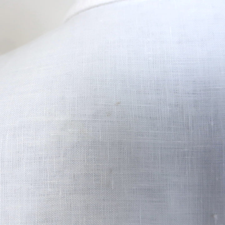 J.McLaughlin Britt Linen Button Down Shirt White Size Small