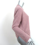 Inhabit Cashmere Layered-Hem Sweater Dusty Rose Size Small Crewneck Pullover