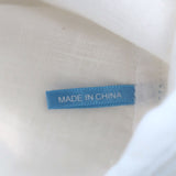 J.McLaughlin Britt Linen Button Down Shirt White Size Small