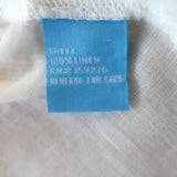 J.McLaughlin Britt Linen Button Down Shirt White Size Small