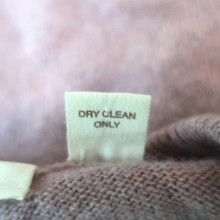 Inhabit Cashmere Layered-Hem Sweater Dusty Rose Size Small Crewneck Pullover