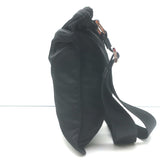 Prada Tessuto Nylon Front Pocket Flat Crossbody Bag Black
