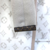 Louis Vuitton Reversible Signature Hooded Wrap Coat Taupe/Gray Monogram Size 36