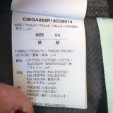 Off-White c/o Virgil Abloh Impressionism Flannel Plaid Jacket Gray Size Medium