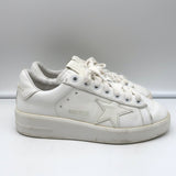 Golden Goose Pure Star Low Top Sneakers White Leather Size 35