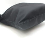 Prada Tessuto Nylon Front Pocket Flat Crossbody Bag Black