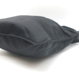 Prada Tessuto Nylon Front Pocket Flat Crossbody Bag Black